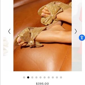 Gold Penny Knot Mules
LOEFFLER RANDALL